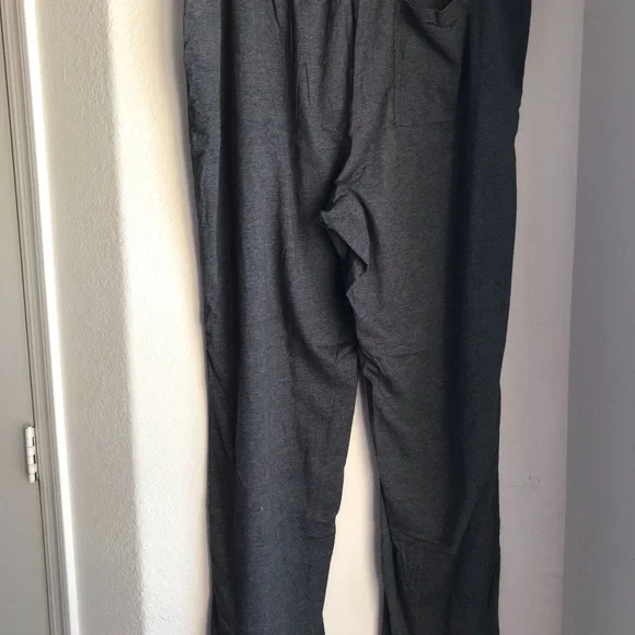 New Alfani Sleep Pajama Pants Men's size XXL Charcoal Gray w/Pockets Drawstring - Picture 4 of 16